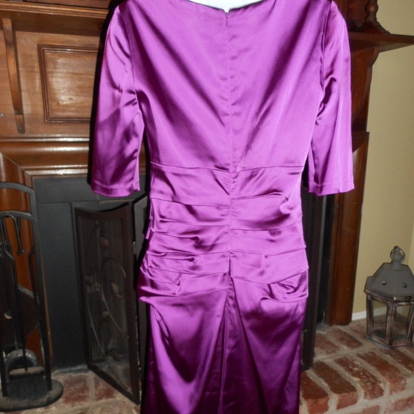 NWT purple Suzi Chin Dress, size 6 - Picture 5 of 8